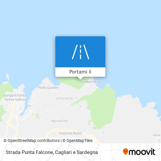 Mappa Strada Punta Falcone