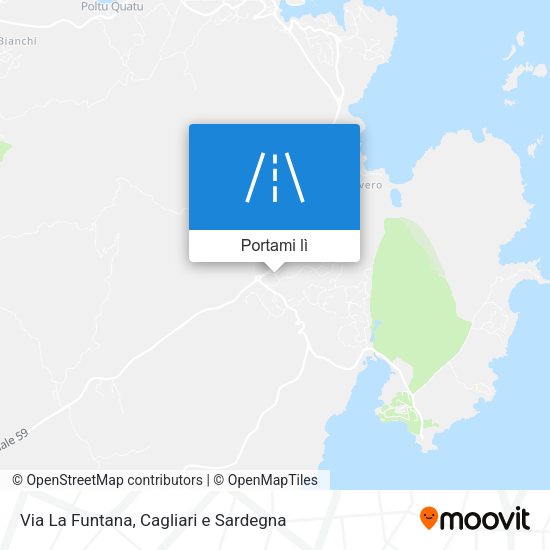 Mappa Via La Funtana