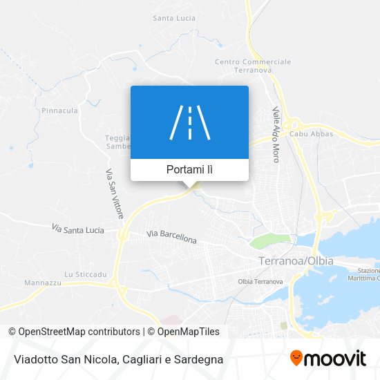 Mappa Viadotto San Nicola