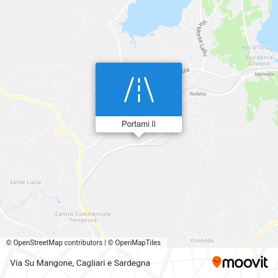 Mappa Via Su Mangone