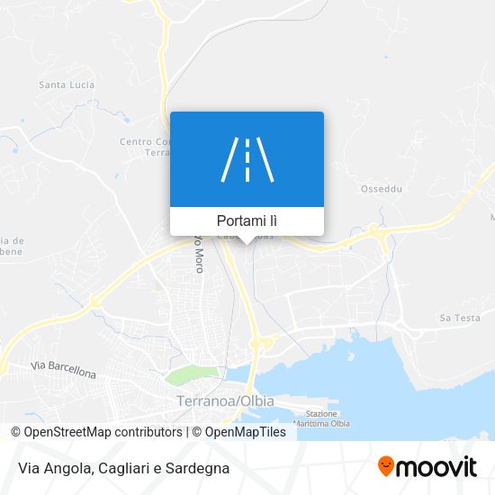 Mappa Via Angola