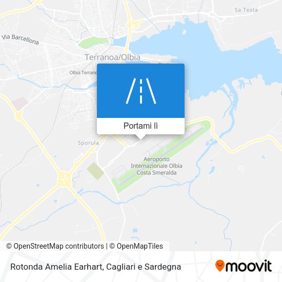 Mappa Rotonda Amelia Earhart