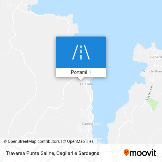 Mappa Traversa Punta Saline
