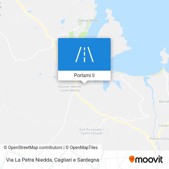 Mappa Via La Petra Niedda