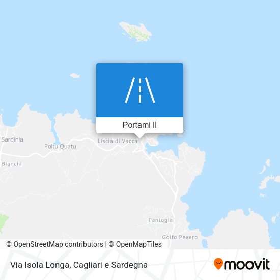 Mappa Via Isola Longa