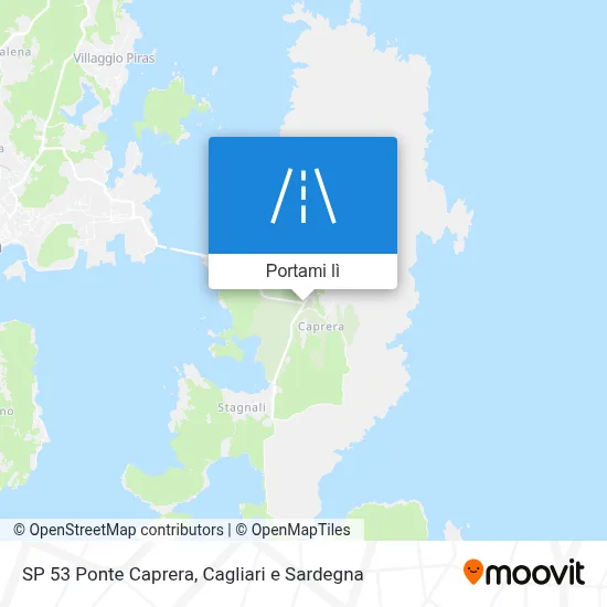 Mappa SP 53 Ponte Caprera