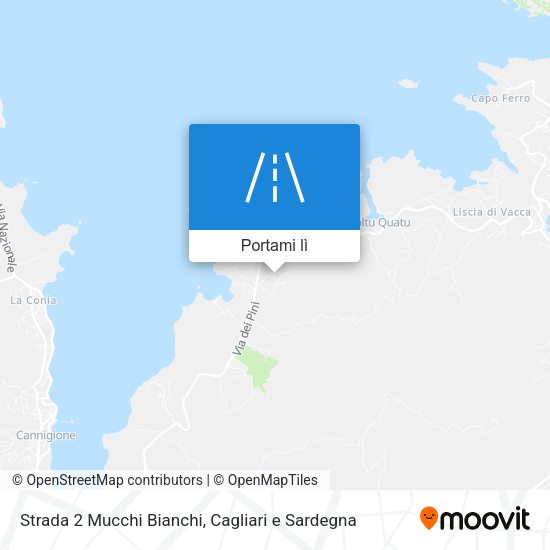 Mappa Strada 2 Mucchi Bianchi
