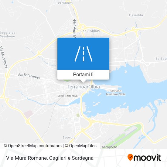 Mappa Via Mura Romane