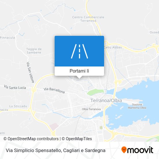 Mappa Via Simplicio Spensatello