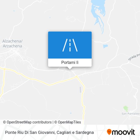 Mappa Ponte Riu Di San Giovanni