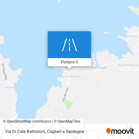Mappa Via Di Cala Battistoni