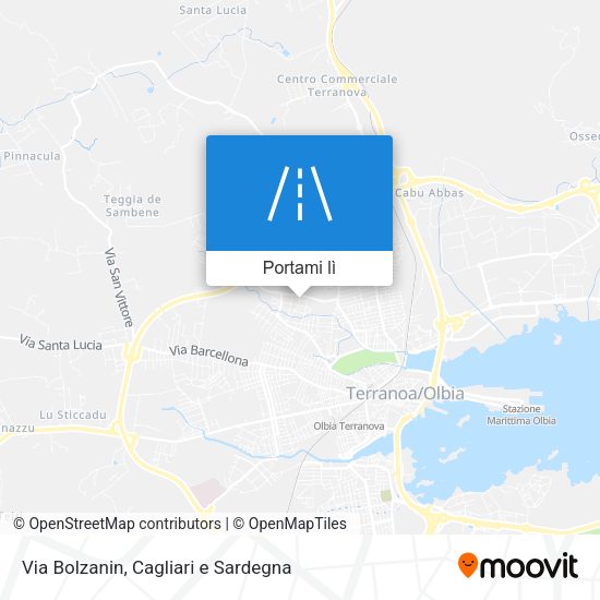 Mappa Via Bolzanin