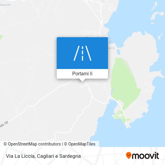 Mappa Via La Liccia