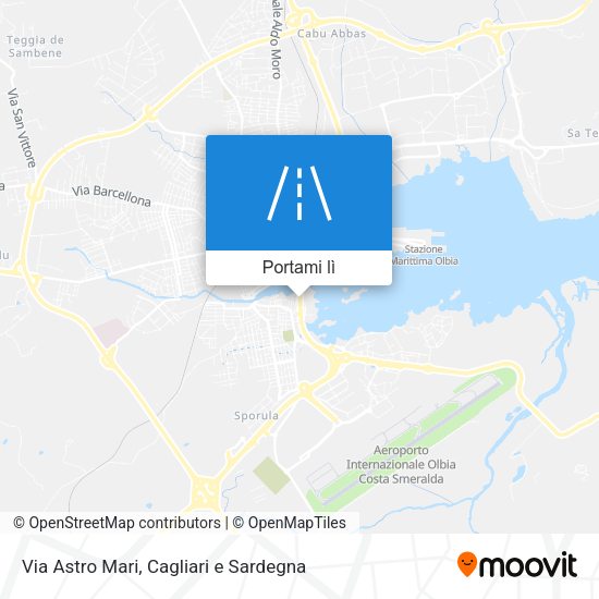 Mappa Via Astro Mari