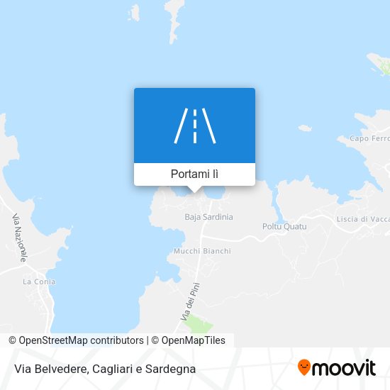 Mappa Via Belvedere