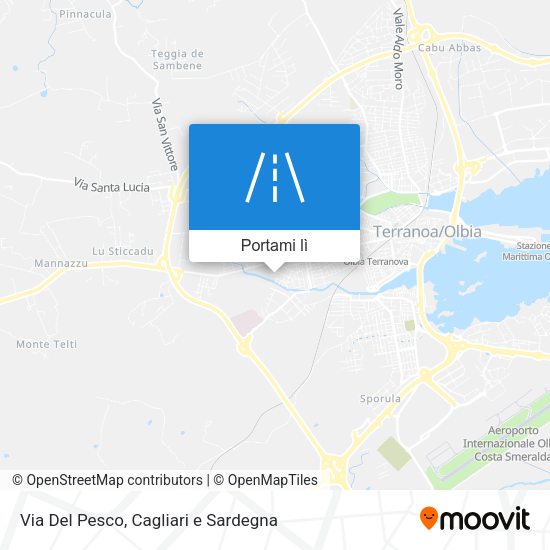 Mappa Via Del Pesco