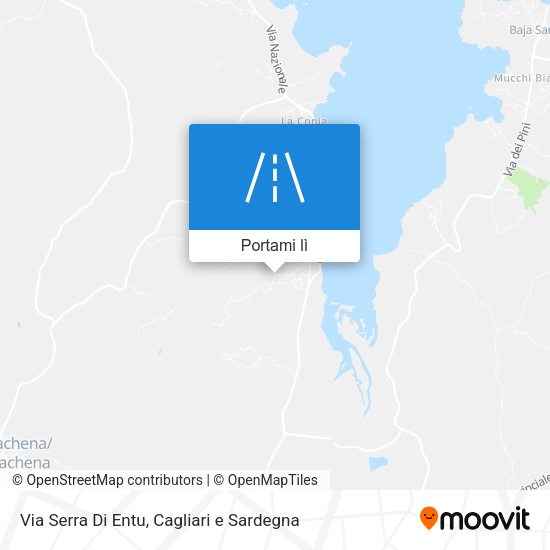 Mappa Via Serra Di Entu