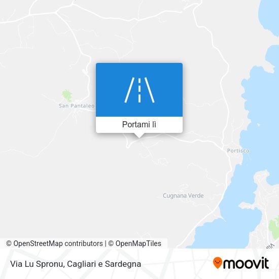 Mappa Via Lu Spronu