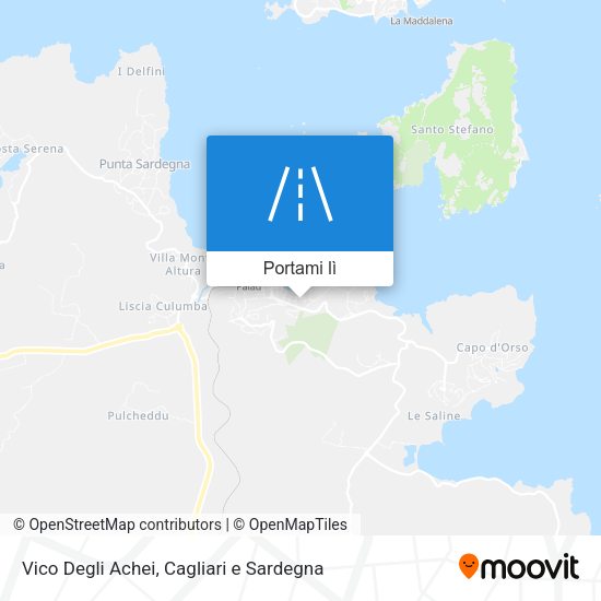 Mappa Vico Degli Achei