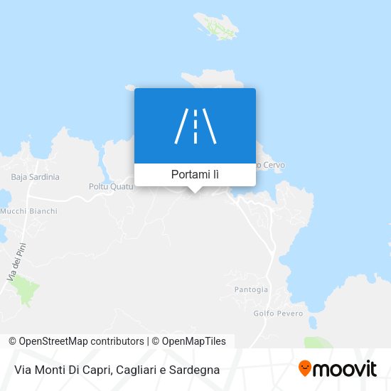 Mappa Via Monti Di Capri