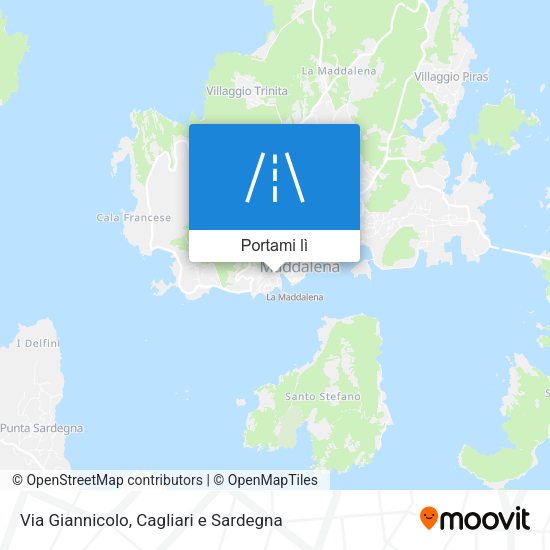 Mappa Via Giannicolo