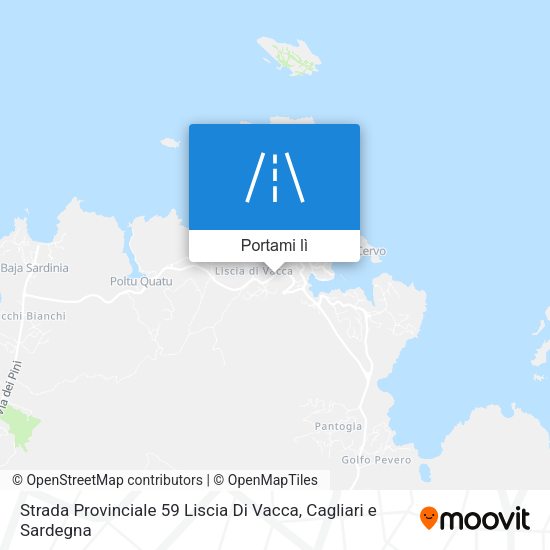 Mappa Strada Provinciale 59 Liscia Di Vacca