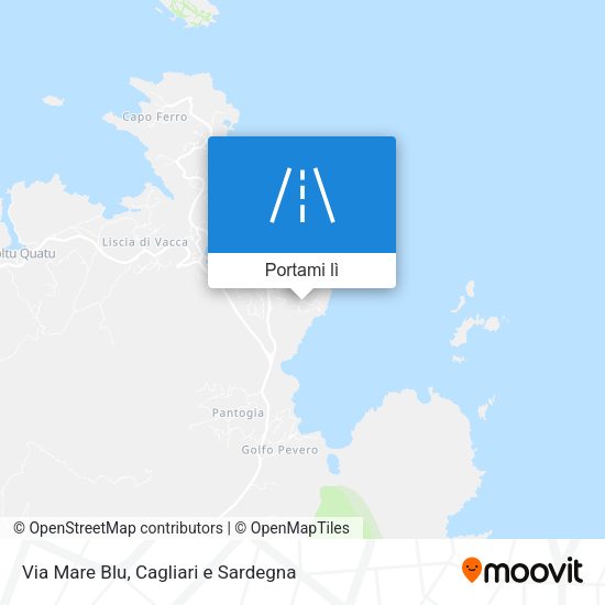Mappa Via Mare Blu