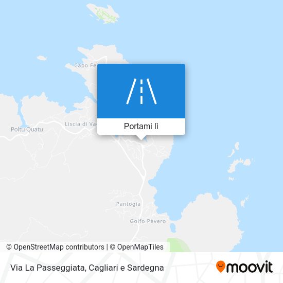 Mappa Via La Passeggiata