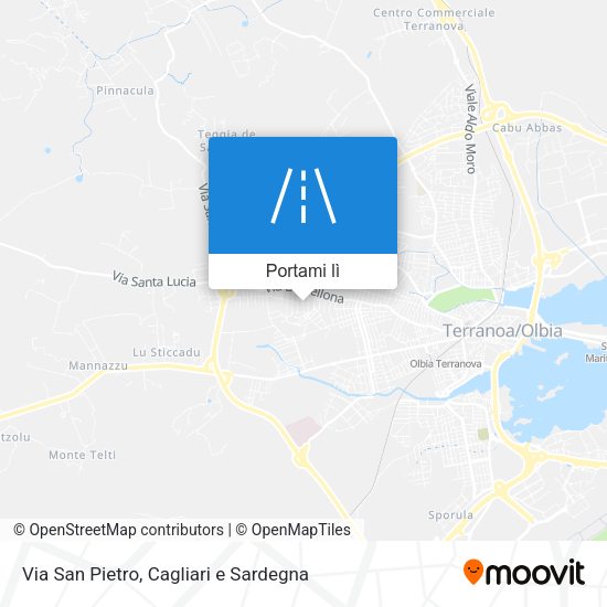 Mappa Via San Pietro