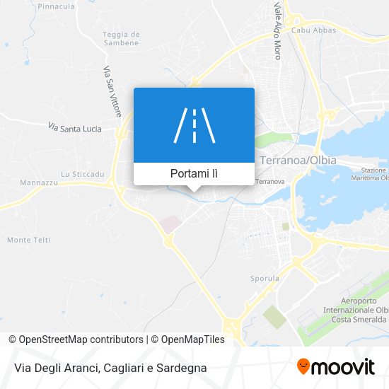 Mappa Via Degli Aranci