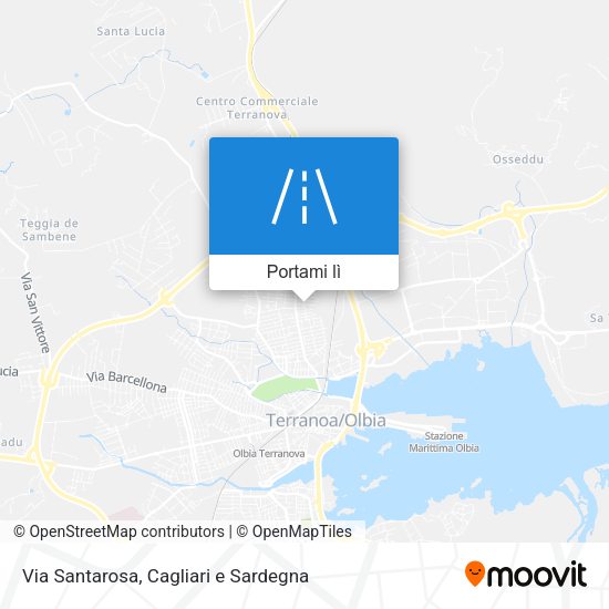 Mappa Via Santarosa