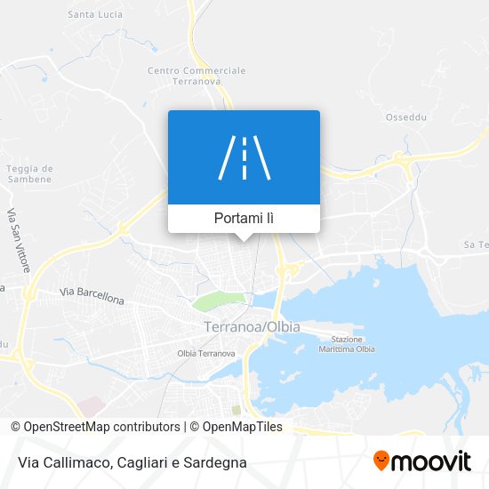 Mappa Via Callimaco