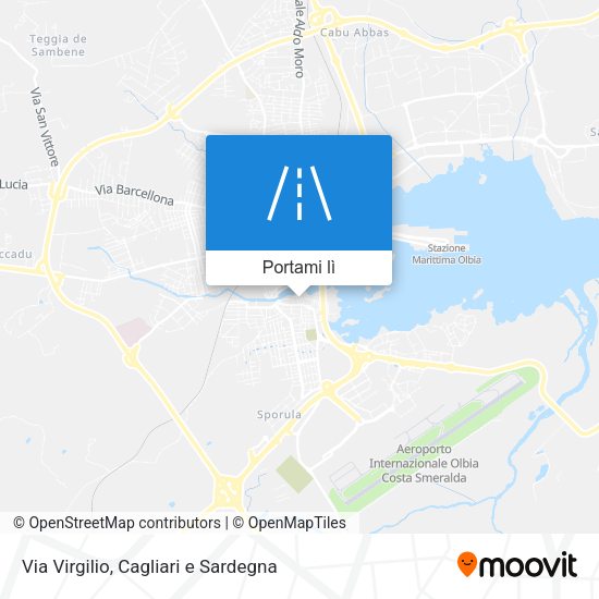 Mappa Via Virgilio