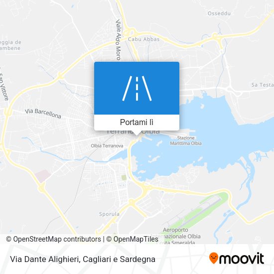 Mappa Via Dante Alighieri