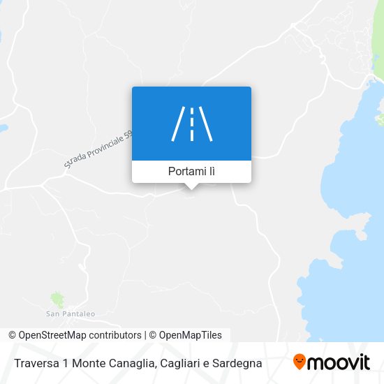 Mappa Traversa 1 Monte Canaglia