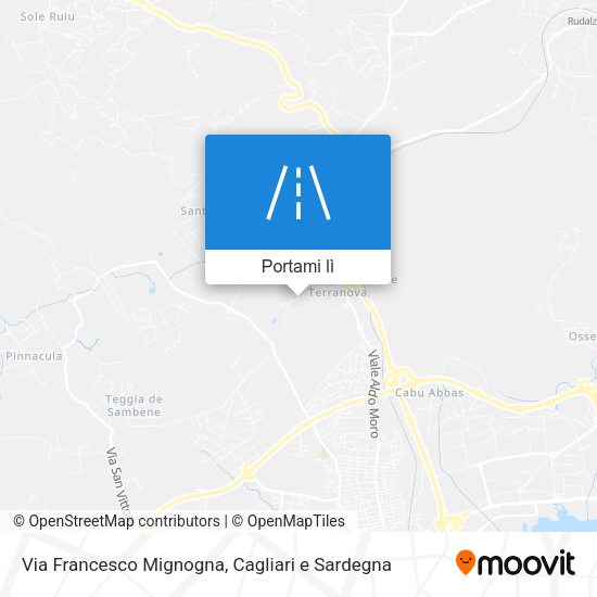 Mappa Via Francesco Mignogna