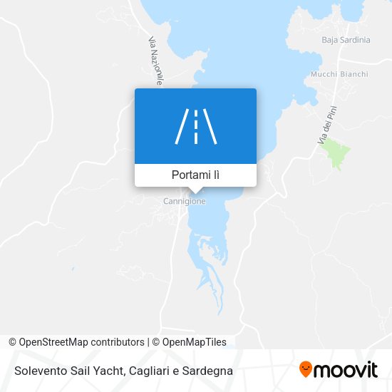 Mappa Solevento Sail Yacht