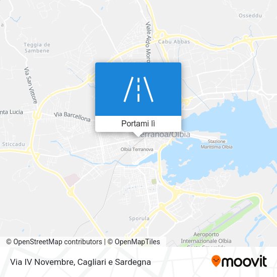 Mappa Via IV Novembre