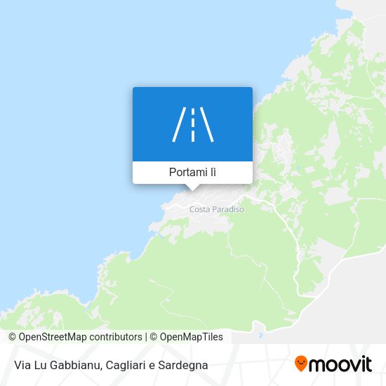 Mappa Via Lu Gabbianu