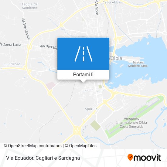 Mappa Via Ecuador