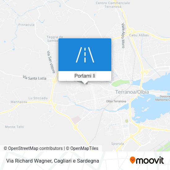 Mappa Via Richard Wagner