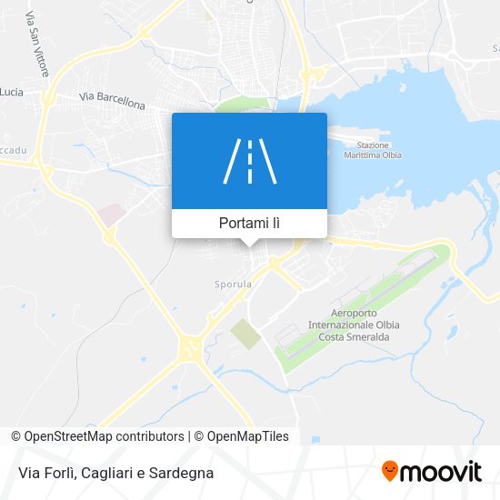 Mappa Via Forlì