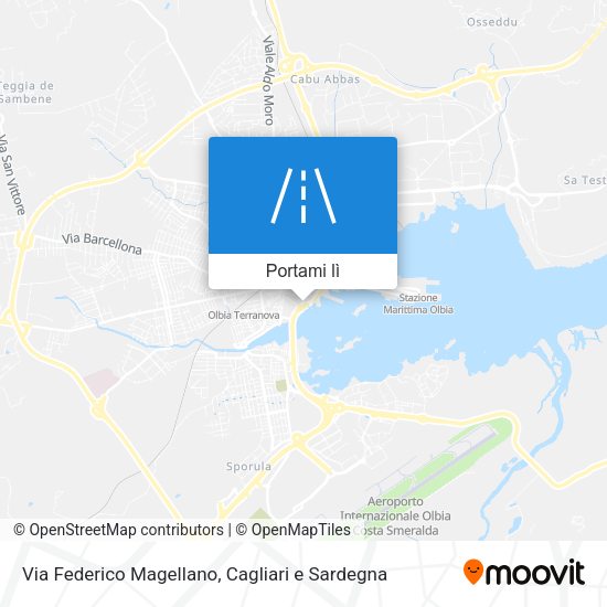 Mappa Via Federico Magellano