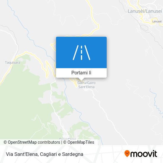 Mappa Via Sant'Elena
