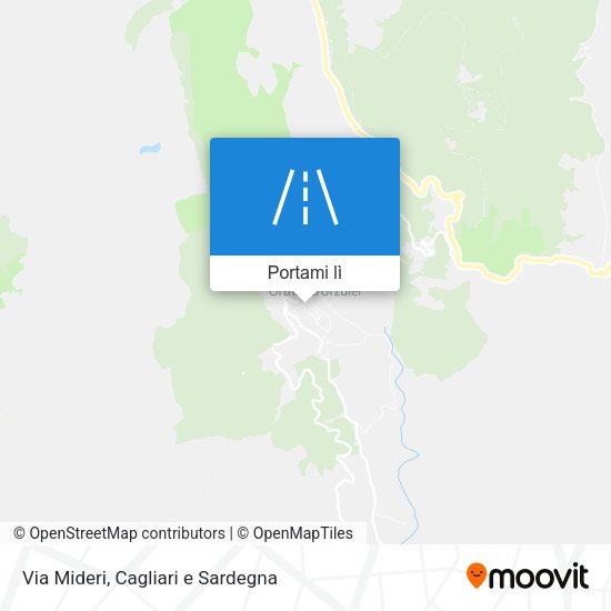 Mappa Via Mideri