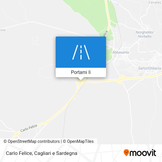 Mappa Carlo Felice