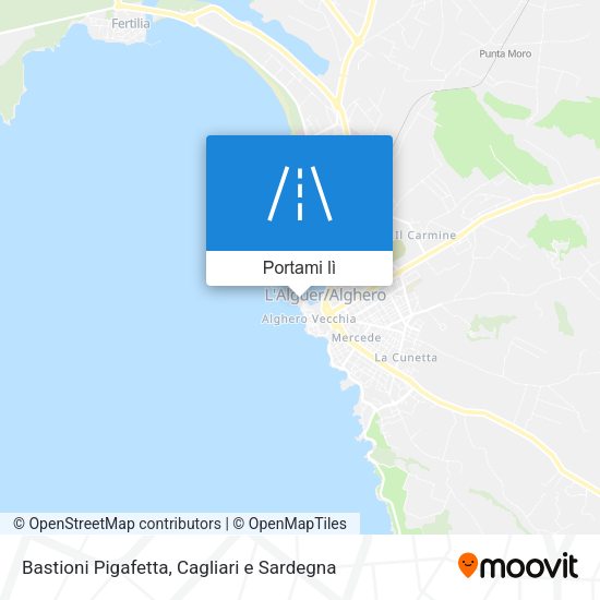 Mappa Bastioni Pigafetta