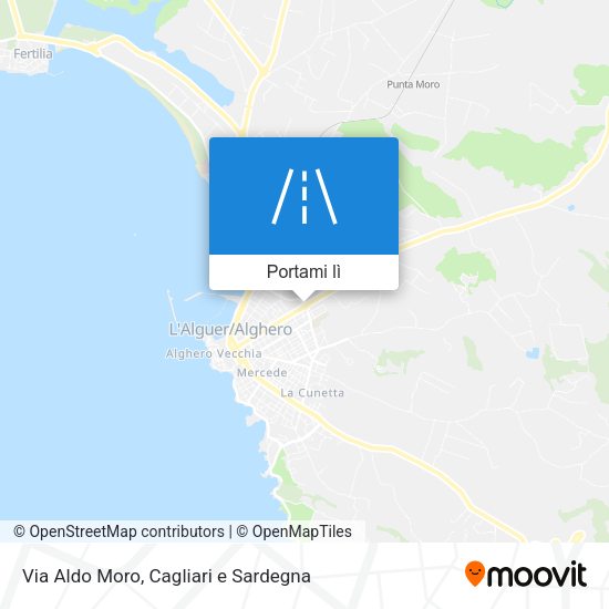 Mappa Via Aldo Moro