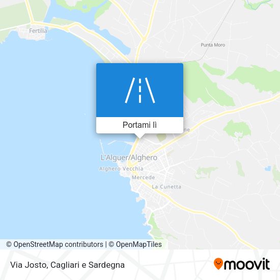Mappa Via Josto