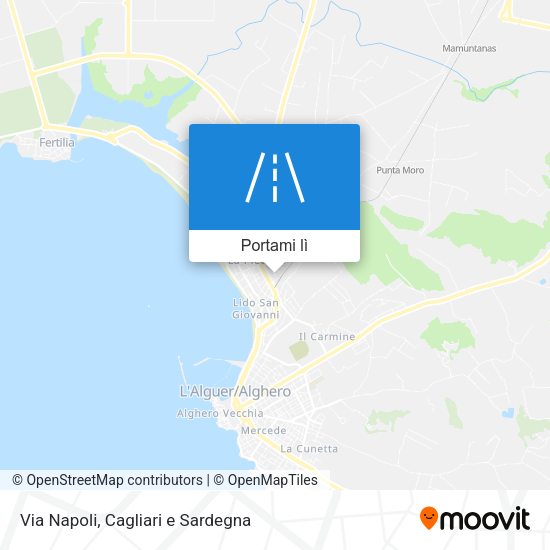 Mappa Via Napoli